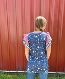 "The Star Spangled Banner" Ruffle Top